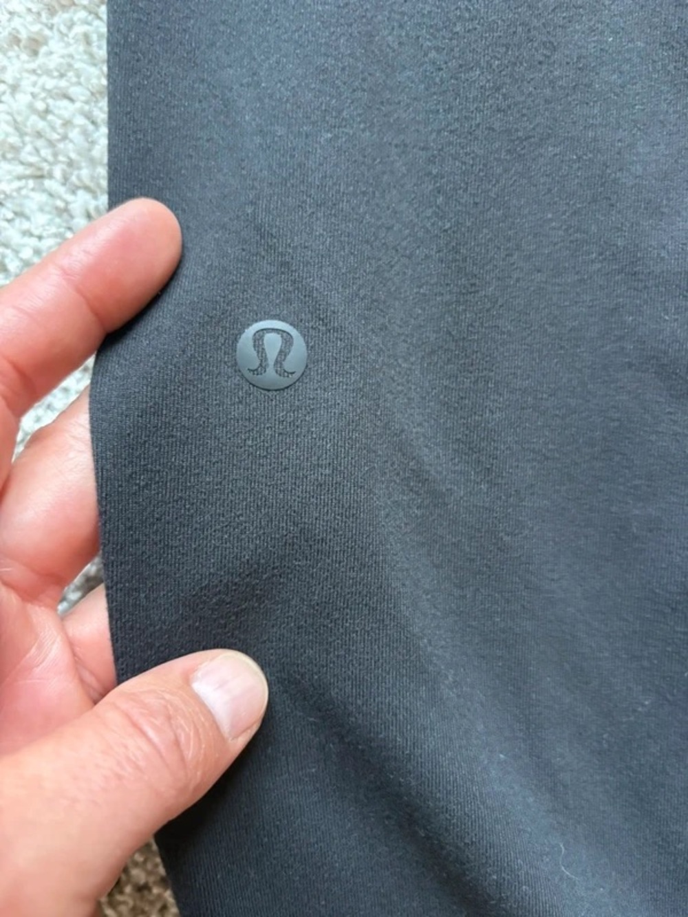 Lululemon Black joggers with Signature Logo